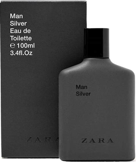 man silver eau de toilette zara